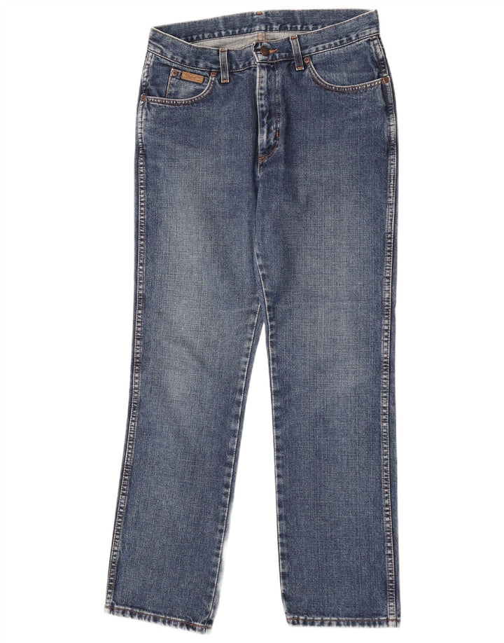 Wrangler Dame Grace Straight Jeans W31 L30 Blå Bomuld