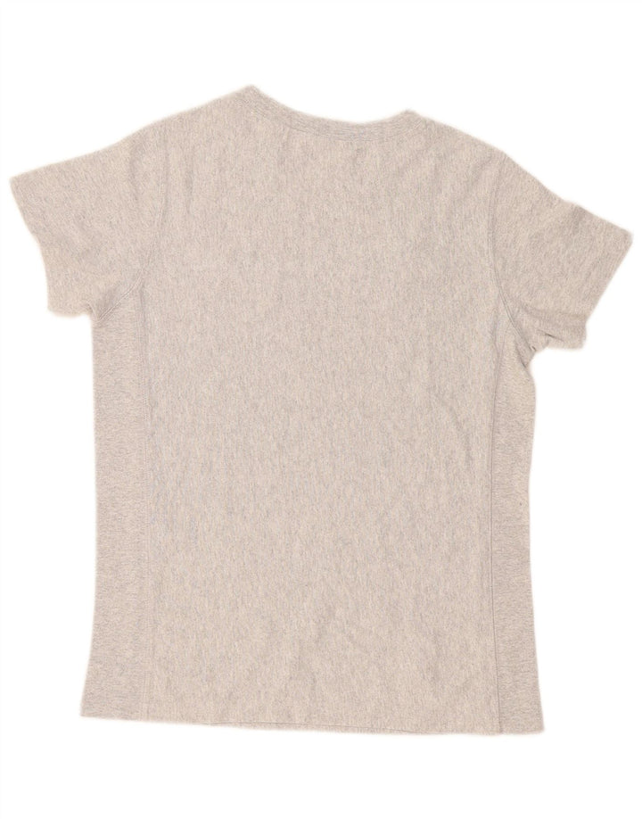 Champion Herre Grafisk T-Shirt Top Lille Grå Flecked