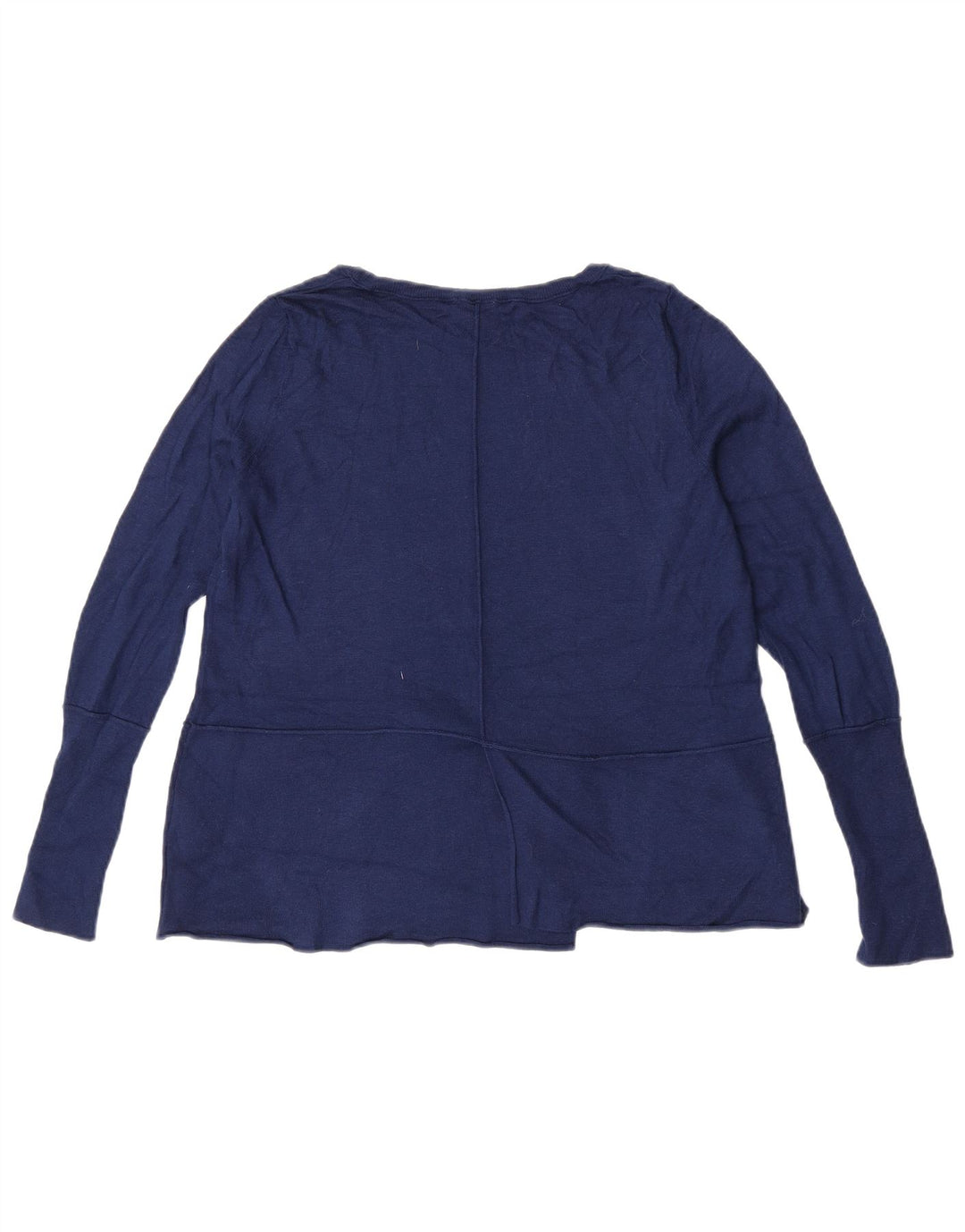Phase Eight Dame Oversized Boat Neck Jumper Sweater UK 10 Small Navy Blue