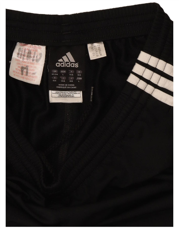 Adidas Træningsdragtsbukser til drenge 13-14 år Sort Colourblock Polyester