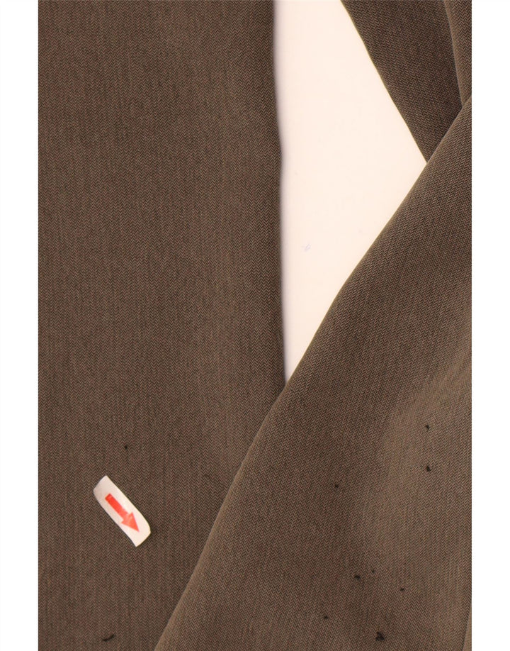 Marks & Spencer Herre Straight Suit Bukser W34 L29 Brun sildeben