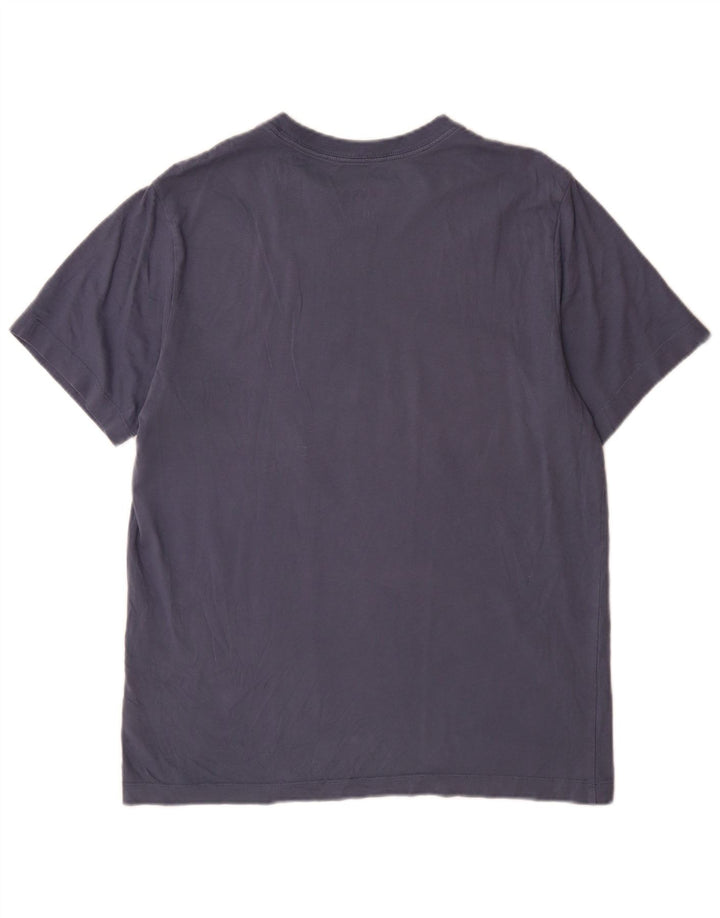 Jordan Herre grafisk T-shirt Top Medium Marineblå Bomuld