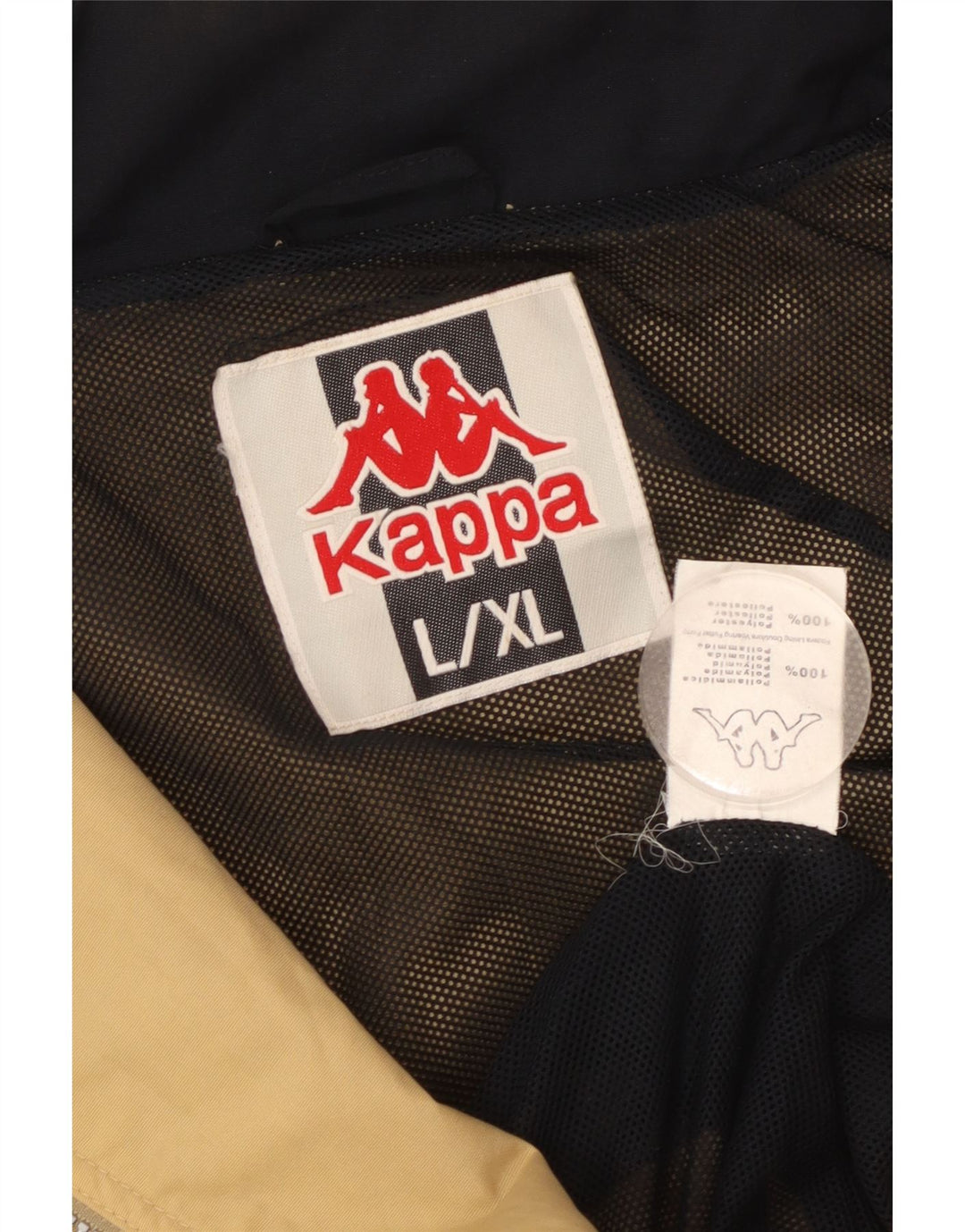 Kappa Regnjakke til mænd UK 42 XL Beige Polyamid