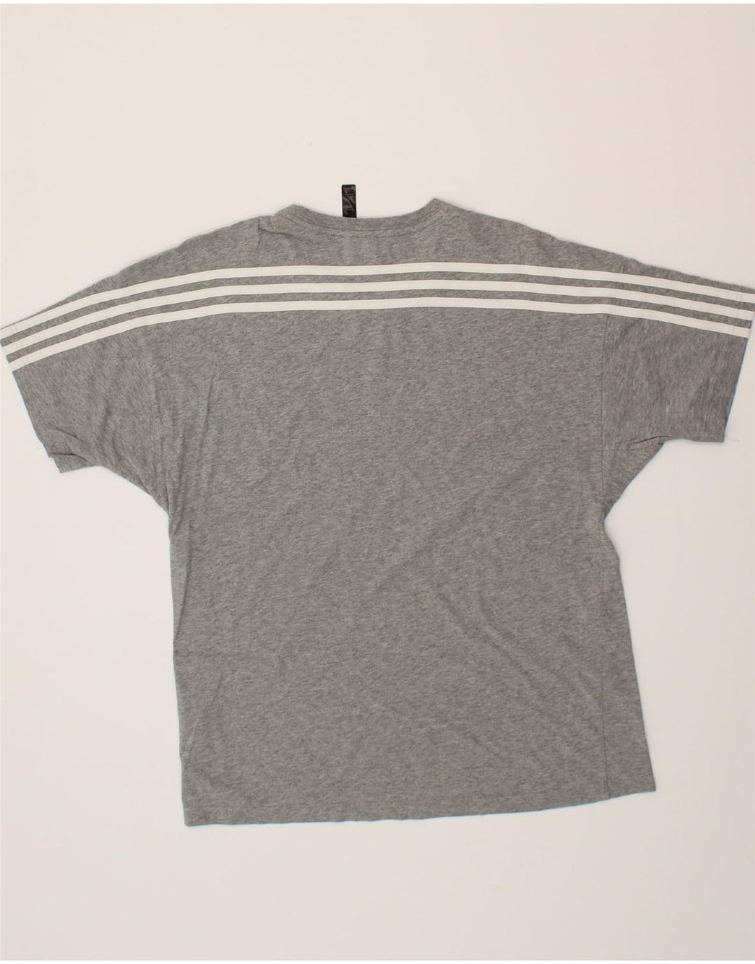 ADIDAS Mens T-Shirt Top Medium Grey Cotton Vintage Adidas and Second-Hand Adidas from Messina Hembry 