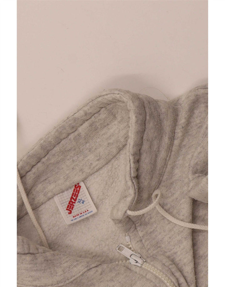 Jerzees Sweatshirt med lynlås til damer EU 46 XL Grå Flecked