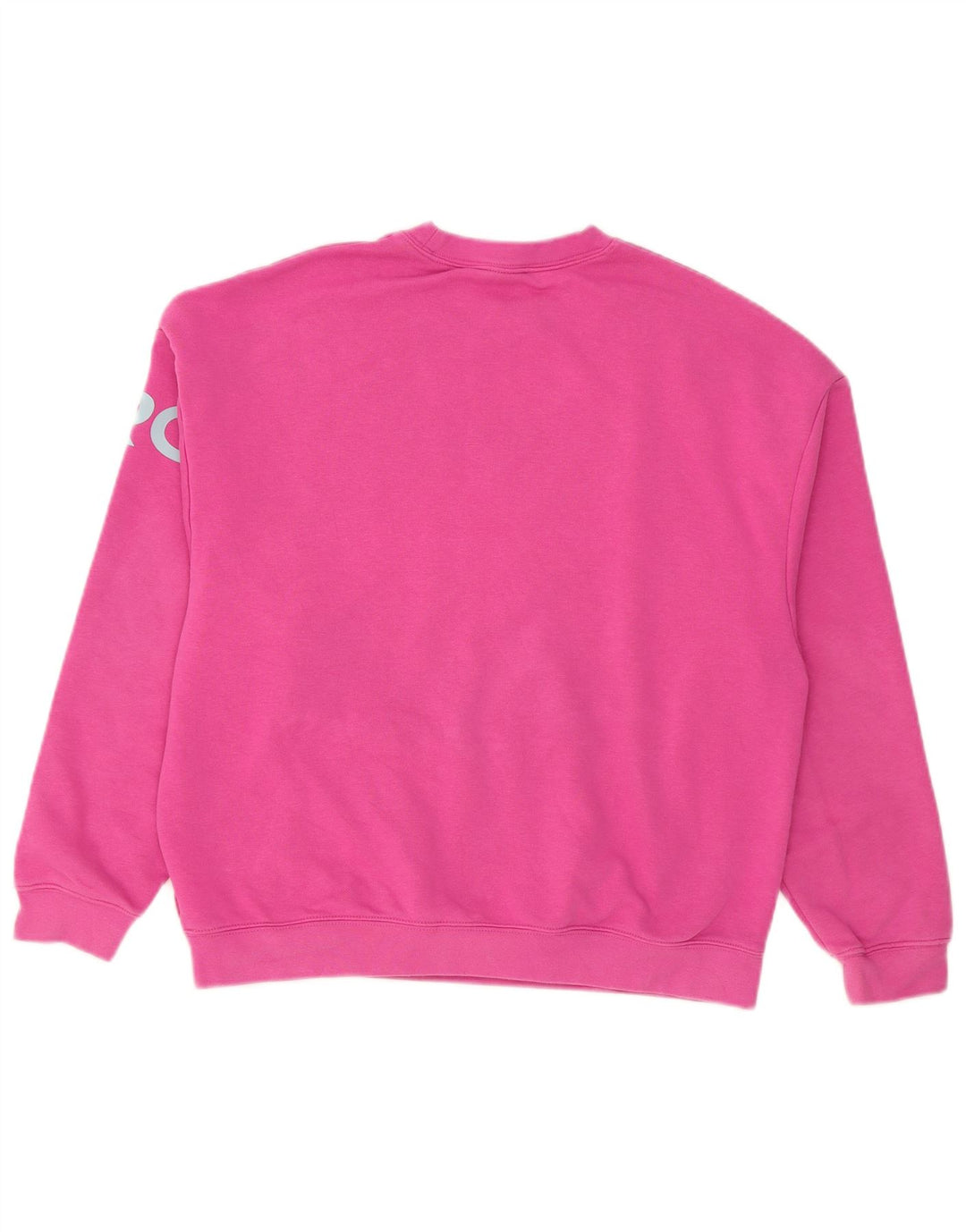 Nike Dame Grafisk Oversized Sweatshirt Jumper UK 10 Small Pink Bomuld