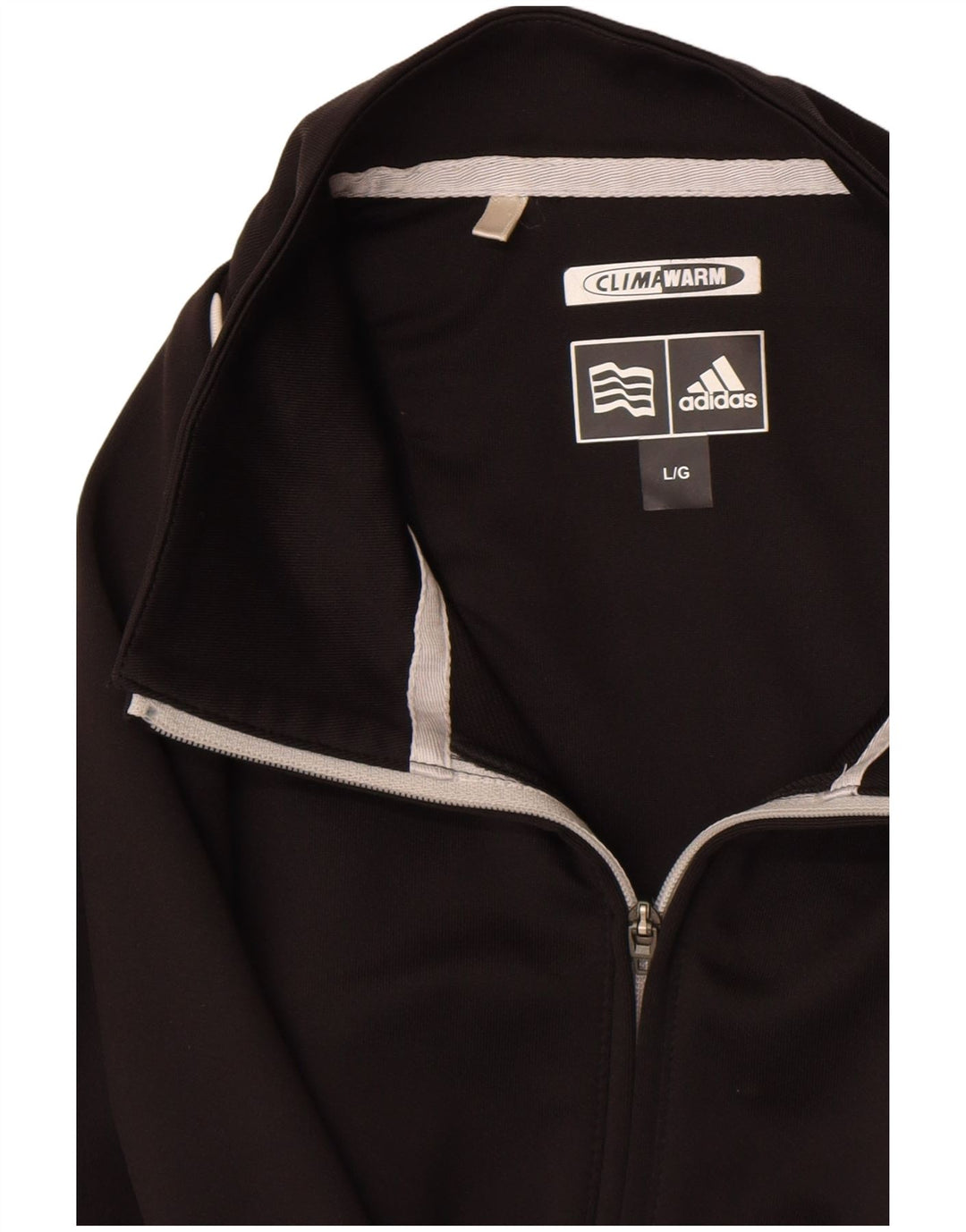 Adidas Dame Climawarm Tracksuit Top Jacket UK 16 Large Black