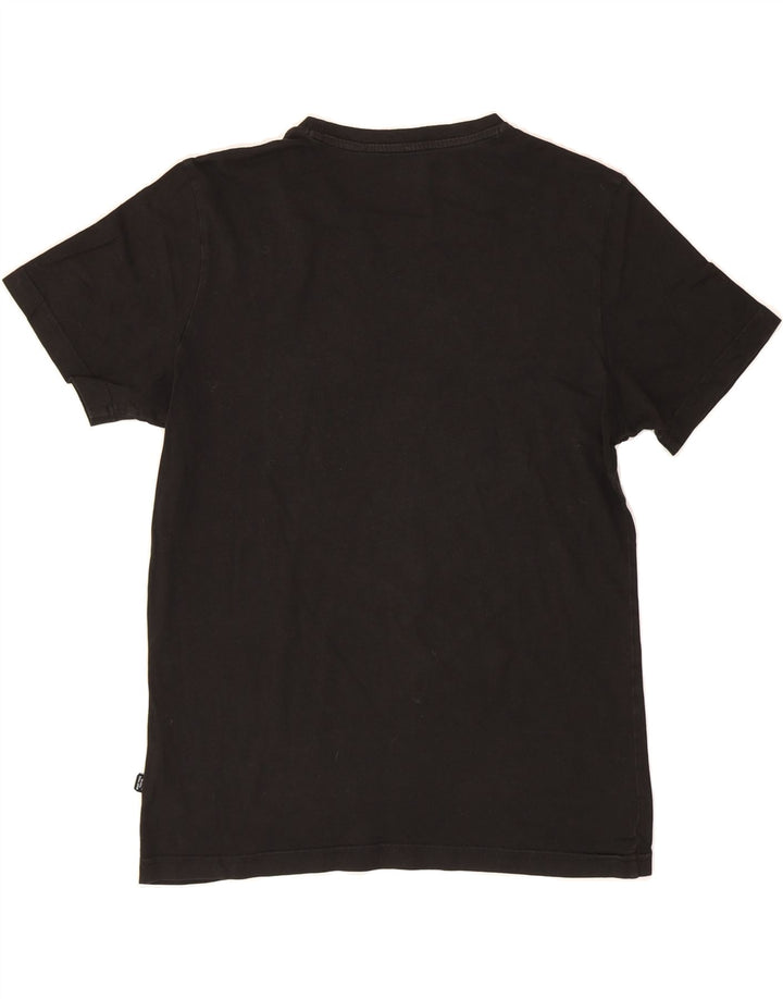 PUMA Mens Graphic T-Shirt Top Small Black Cotton Vintage Puma and Second-Hand Puma from Messina Hembry 
