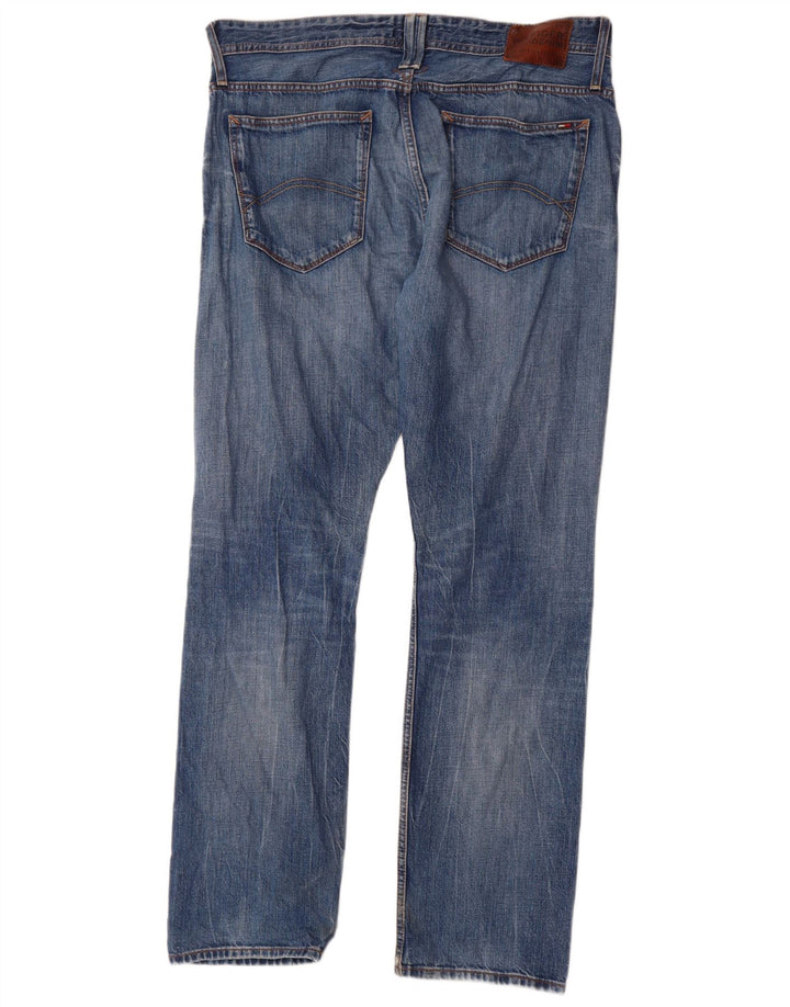 Tommy Hilfiger Straight Jeans til mænd W36 L34 Blå Bomuld