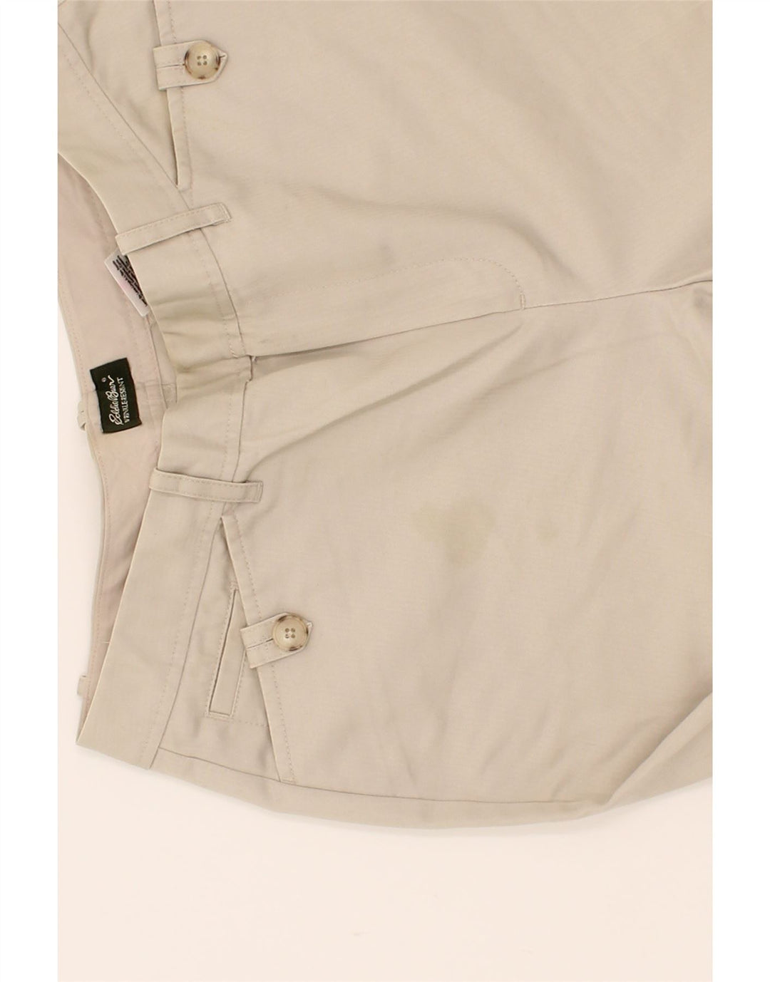 EDDIE BAUER Womens Straight Casual Trousers US 10 Medium W32 L31 Beige Vintage Eddie Bauer and Second-Hand Eddie Bauer from Messina Hembry 