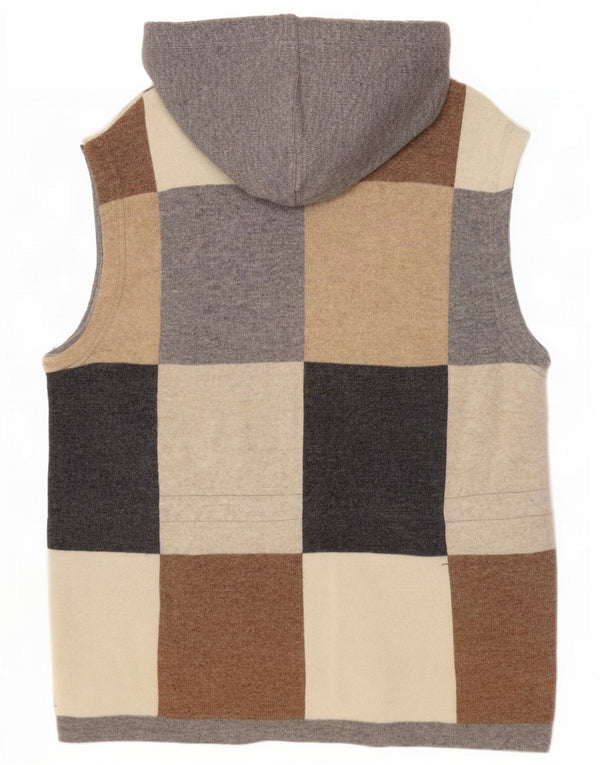 Roberta Puccini Womens Hooded Cardigan Sweater UK 16 Large Multicoloured