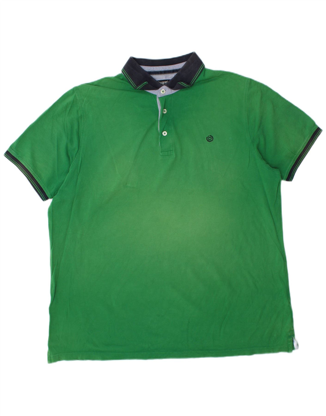 Bugatti herre poloshirt 3XL grøn bomuld
