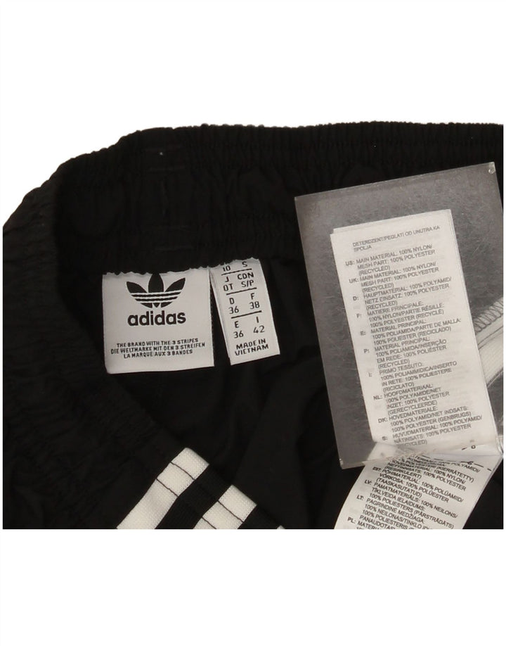 Adidas sportsshorts til kvinder UK 10 Small Black Nylon