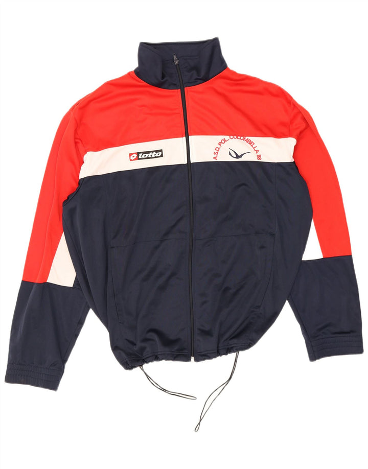 Lotto Herre grafisk træningsdragt Topjakke 2XL Flerfarvet Colourblock