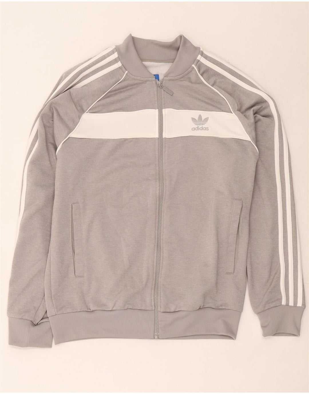 Adidas Træningsdragt til mænd Topjakke Stor Grå Colourblock Polyester