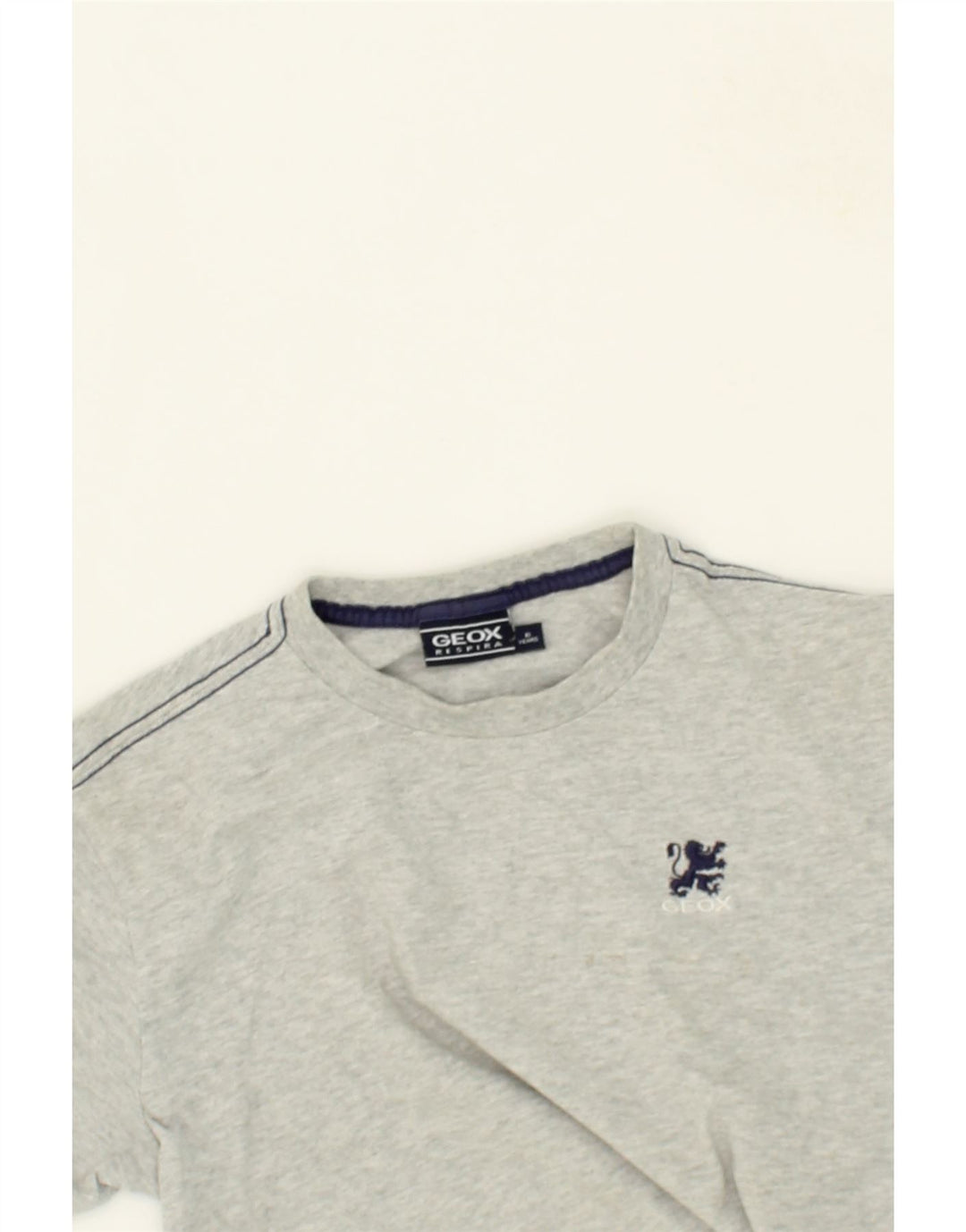 GEOX Boys T-Shirt Top 9-10 Years Grey Cotton Vintage Geox and Second-Hand Geox from Messina Hembry 