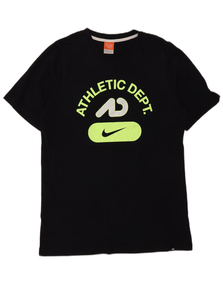 NIKE Grafisk T-shirt top til mænd, stor sort
