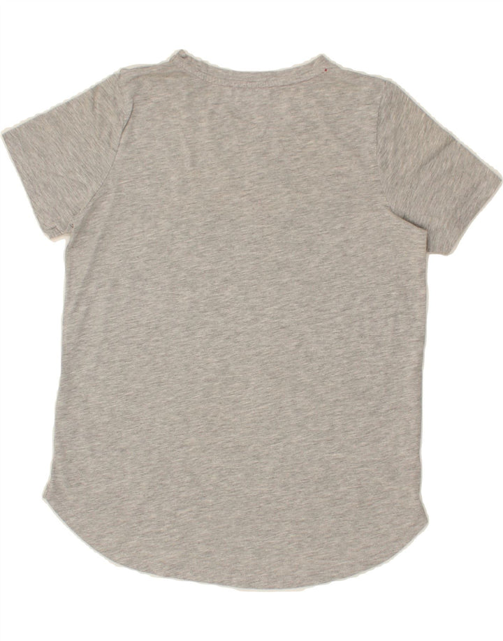 OASIS Womens Rainbow Oversized Graphic T-Shirt Top UK 10 Small Grey Vintage Oasis and Second-Hand Oasis from Messina Hembry 