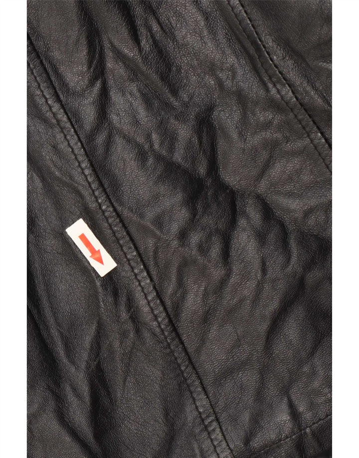 Bello Boys Dame Læderfrakke UK 14 Large Black