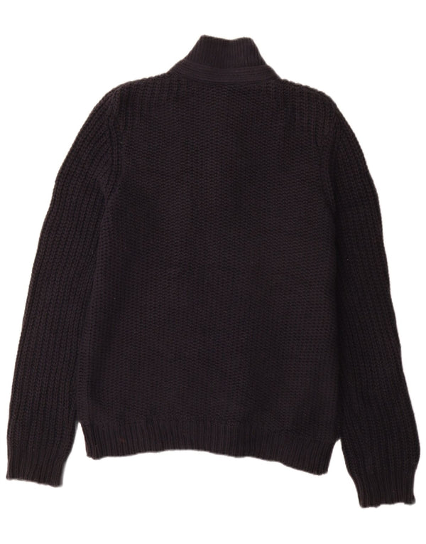 TED BAKER Herre cardigan sweater str. 4 Large Marineblå Bomuld