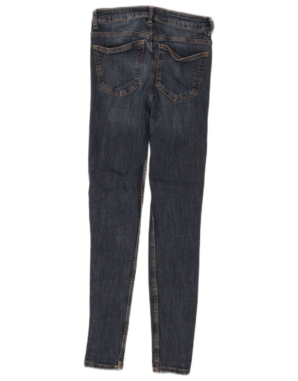 Zara Dame Skinny Jeans EU 36 XS W26 L28 Blå
