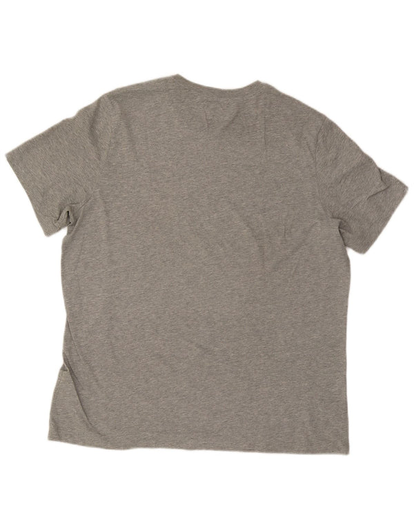 Nike T-shirt top til mænd XL Grå bomuld