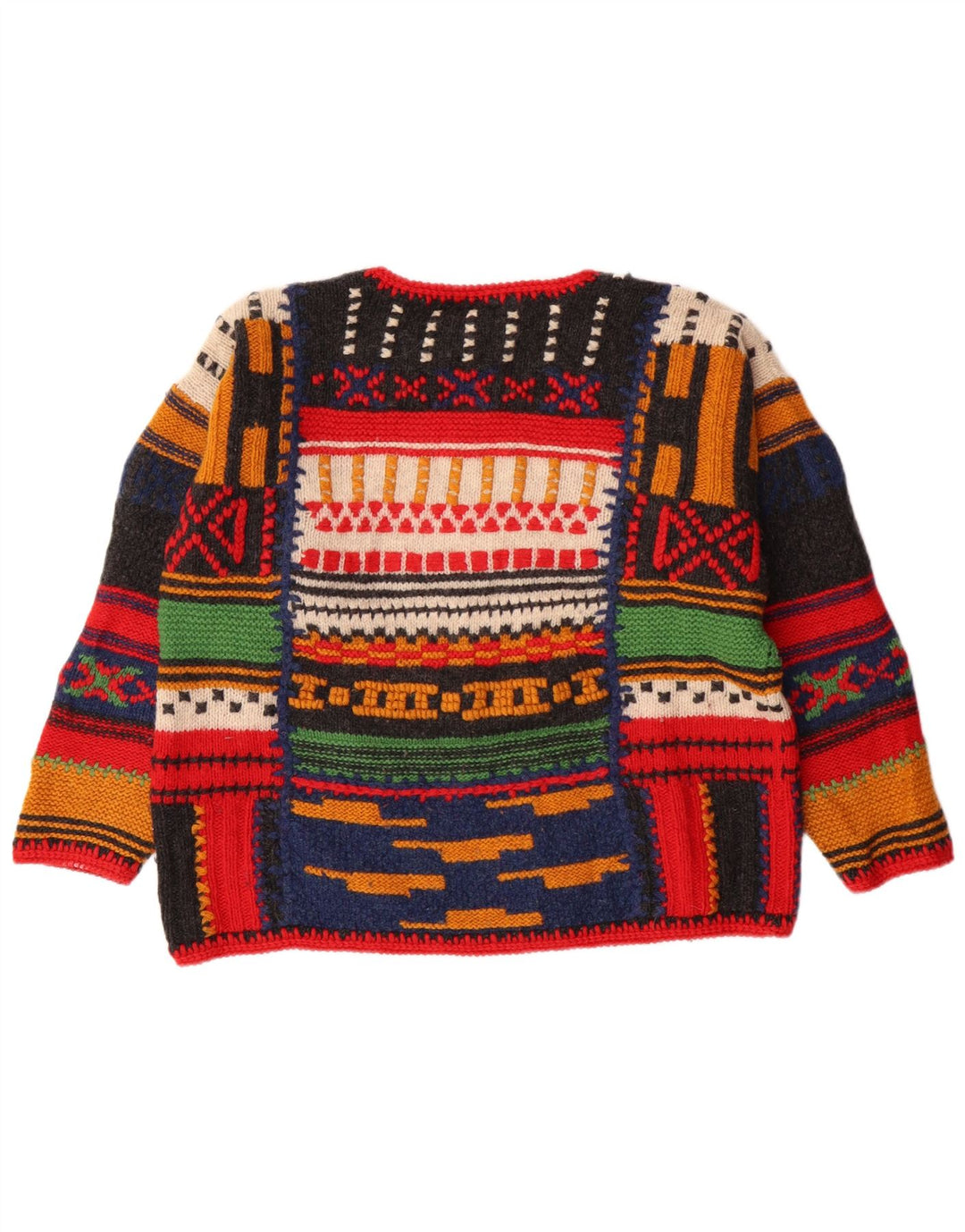 THE WEST END Womens Boat Neck Jumper Sweater UK 14 Medium Multicolored