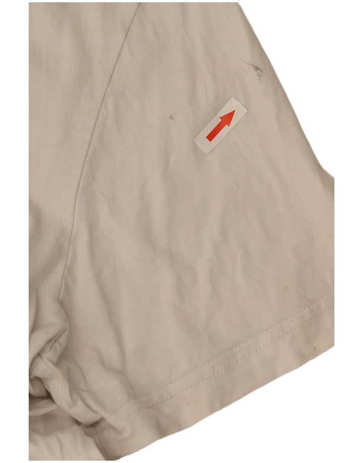 Puma Herre Grafisk T-Shirt Top Stor Hvid Bomuld