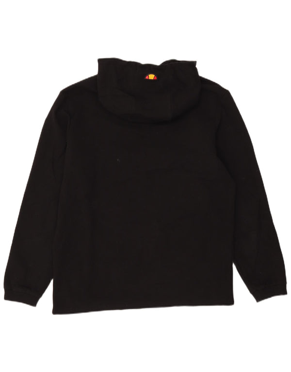 Ellesse Herre Hættetrøje Jumper Stor Sort Geometrisk Bomuld