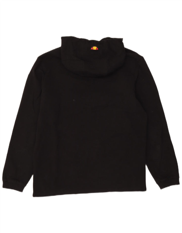 Ellesse Herre Hættetrøje Jumper Stor Sort Geometrisk Bomuld