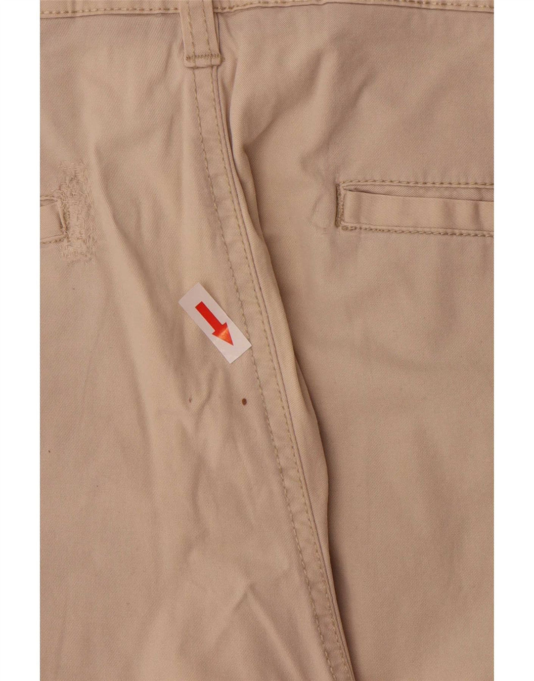 Liu Jo Chino Shorts til kvinder IT 46 Large W30 Beige Bomuld