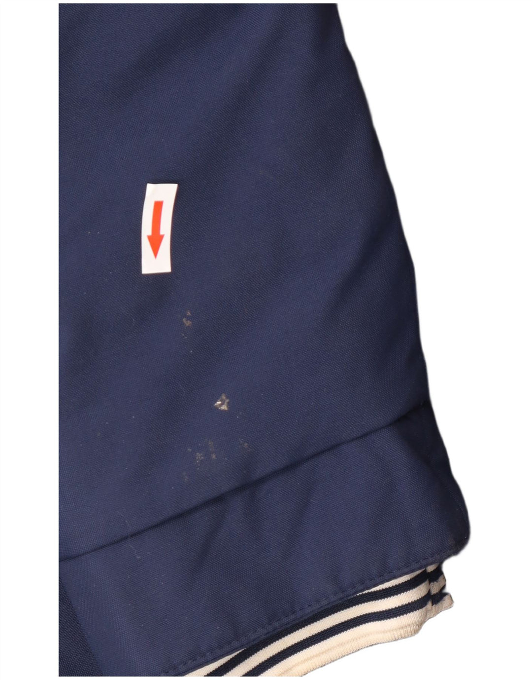 Adidas Herre hættepolstret frakke UK 40 Large Navy Blue Polyester