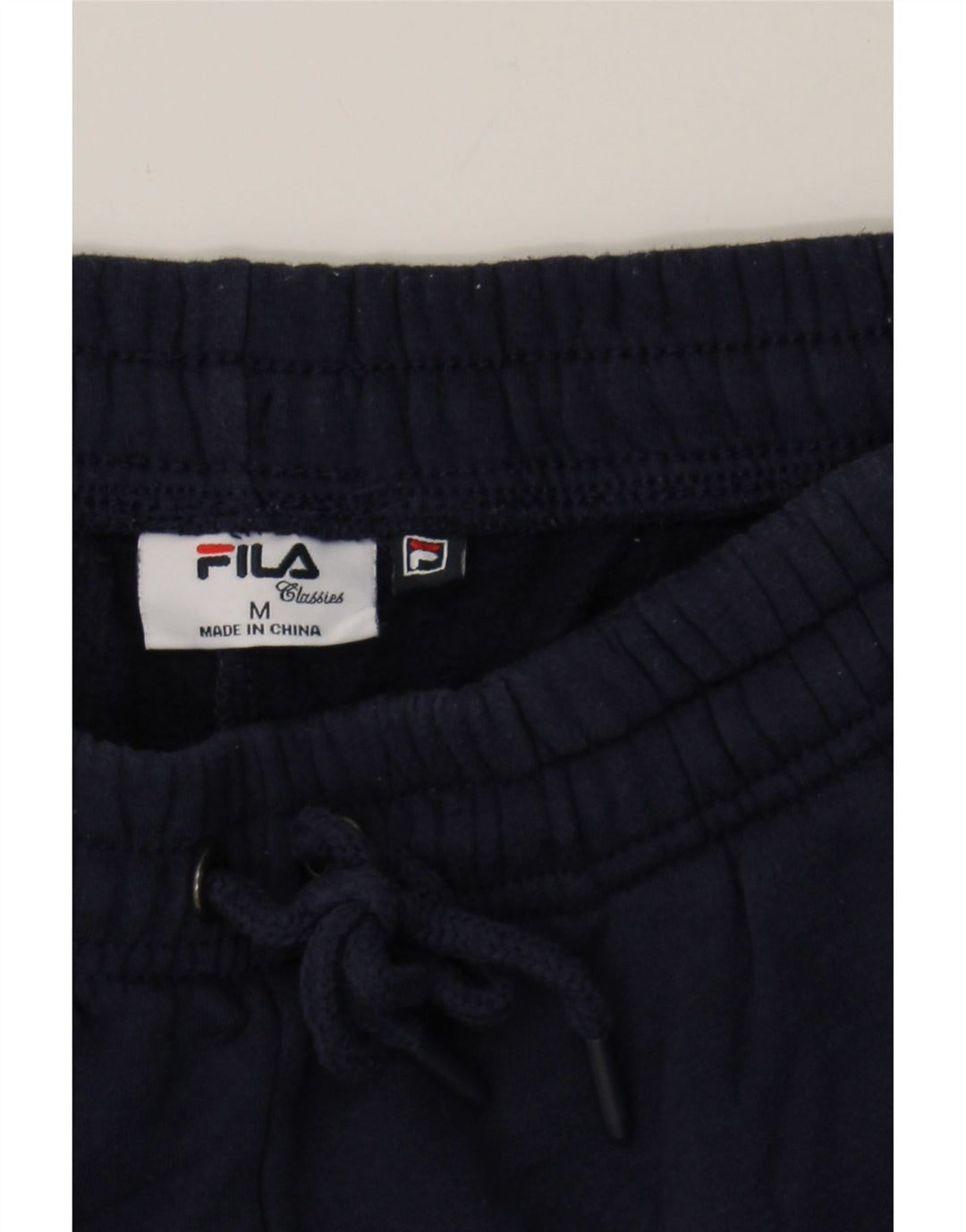 FILA Mens Classics Tracksuit Trousers Joggers Medium  Navy Blue Cotton Vintage Fila and Second-Hand Fila from Messina Hembry 