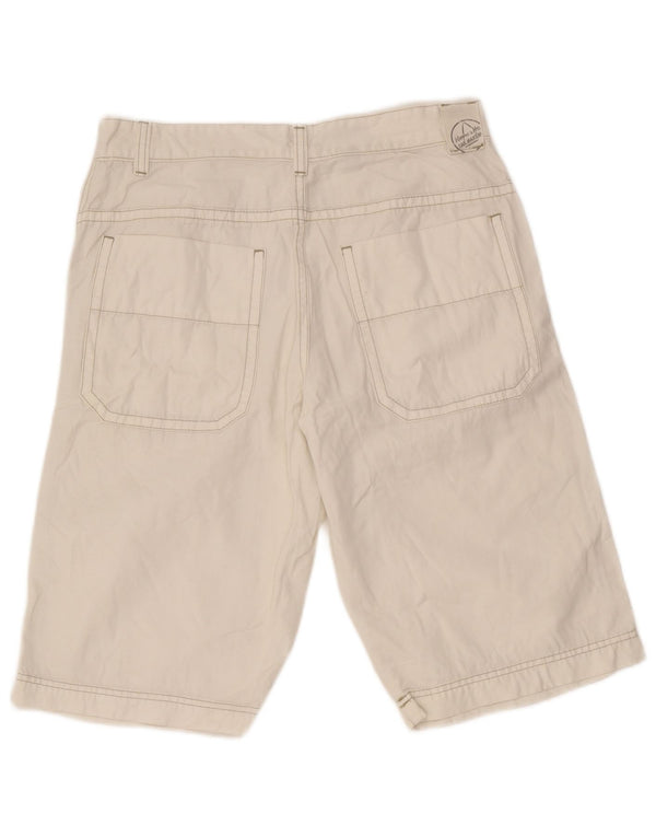 Murphy & Nye Herre Cargo Shorts W32 Medium White Bomuld