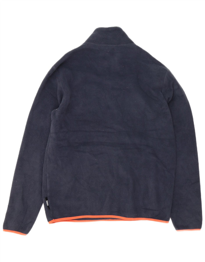 Champion Herre lynlås-hals Fleece Jumper Medium Navy Blue Polyester