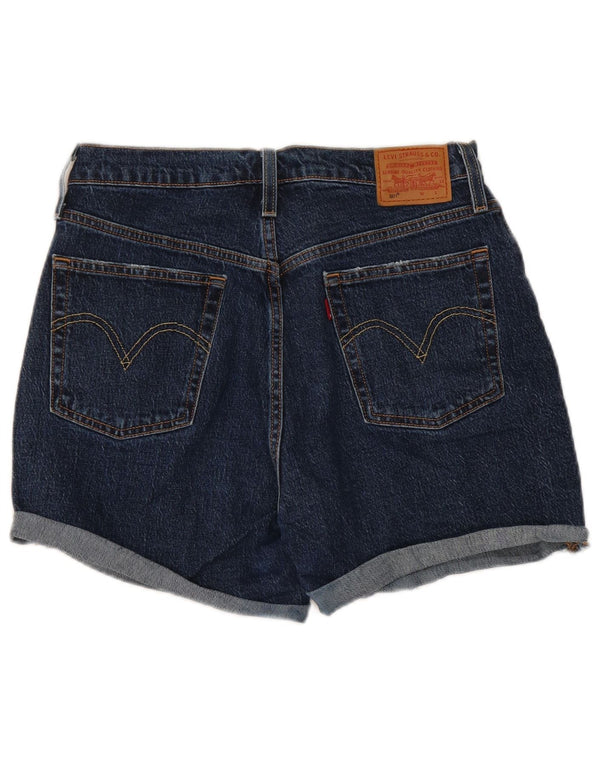 Levi's Dame 501 denimshorts W30 Mellem marineblå bomuld