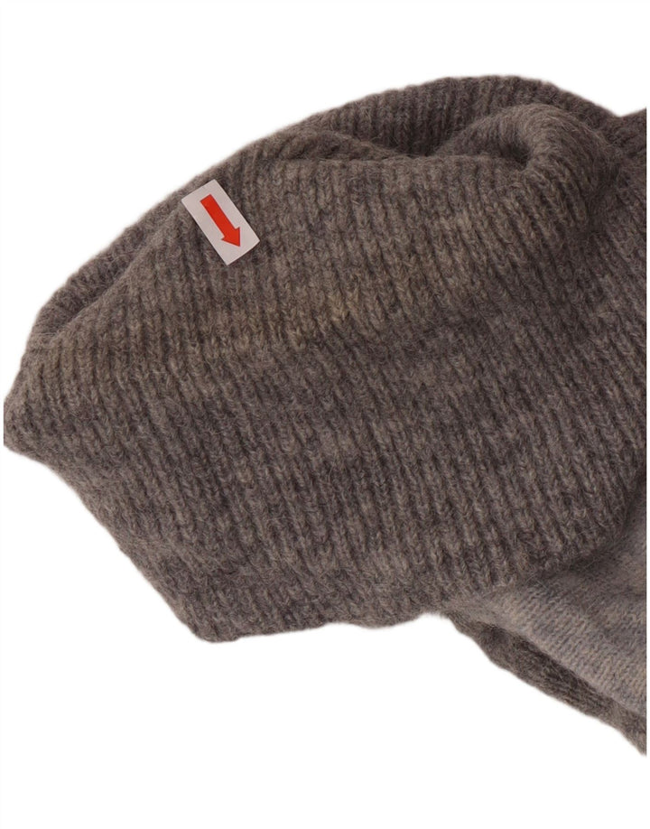 Cos Dame Rullehals sweater UK 6 XS Grå Colourblock Alpaca Uld