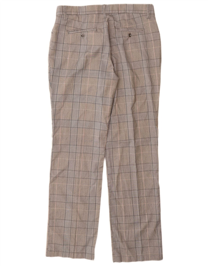 Lee Dame Mid Rise Casual Bukser US 12 Large W32 L32 Grå Polyester