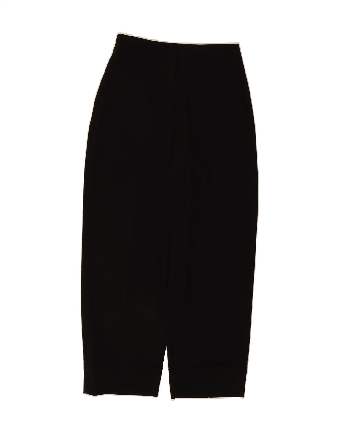 ZARA Womens Tapered Chino Trousers Small W26 L27 Black Polyester Vintage Zara and Second-Hand Zara from Messina Hembry 