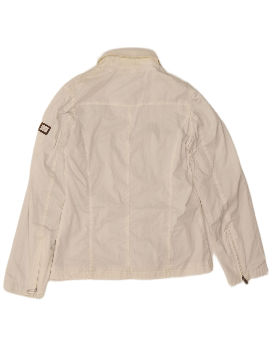 Sergio Tacchini Dame Utility Jacket IT 42 Medium White Polyester