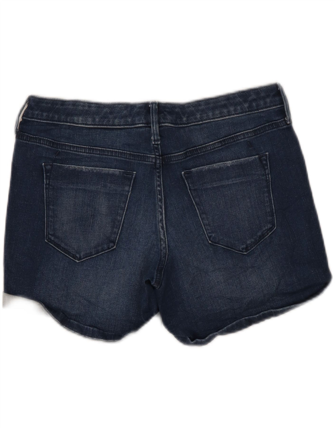MOSSIMO Womens Mid Rise Denim Shorts US 4 Small W27  Navy Blue Cotton Vintage Mossimo and Second-Hand Mossimo from Messina Hembry 