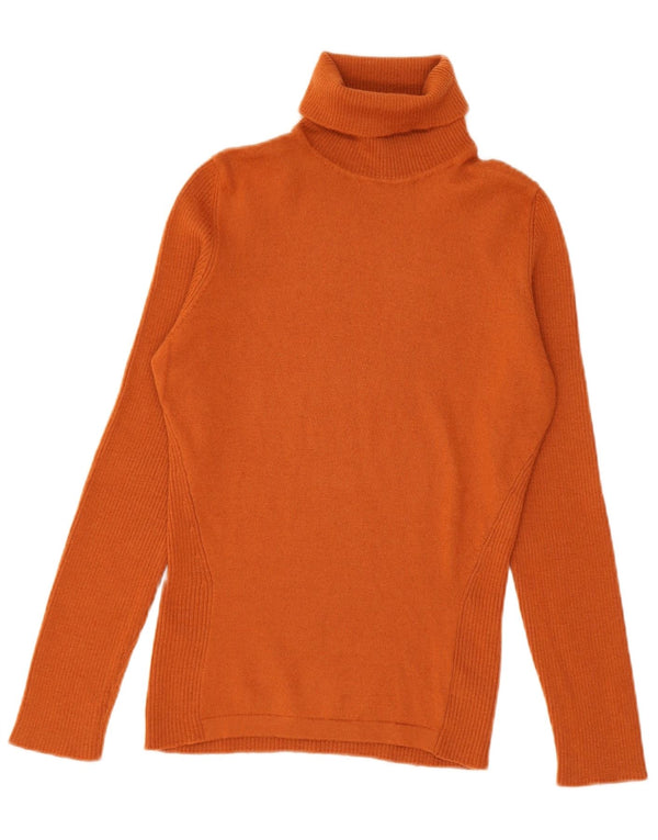 LUISA SPAGNOLI Dame Rullehals sweater UK 10 Small Orange