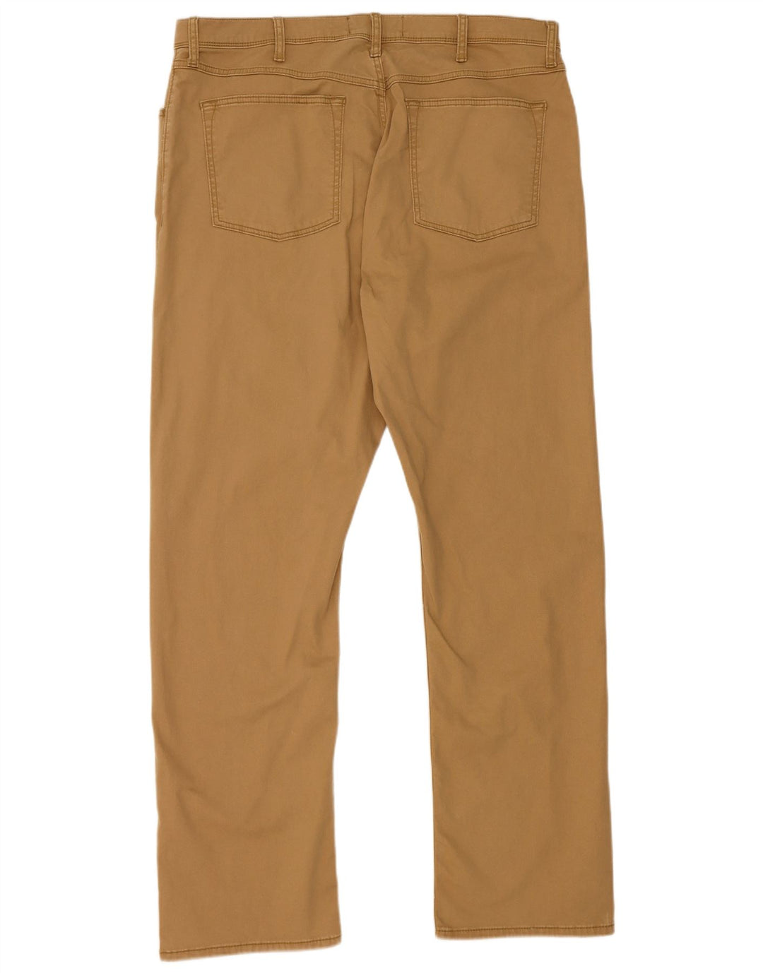 Wrangler Straight Cargo Bukser til mænd W38 L32 Beige Bomuld