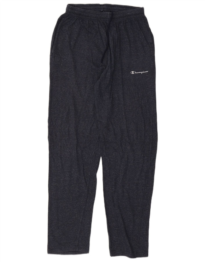 Champion Herre træningsdragt Bukser Large Navy Blue Flecked Bomuld