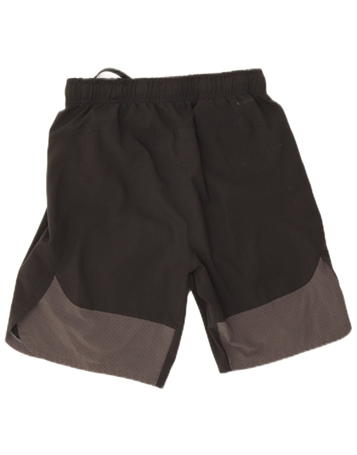 Nike Dri Fit sportsshorts til mænd Small Black Colourblock Polyester