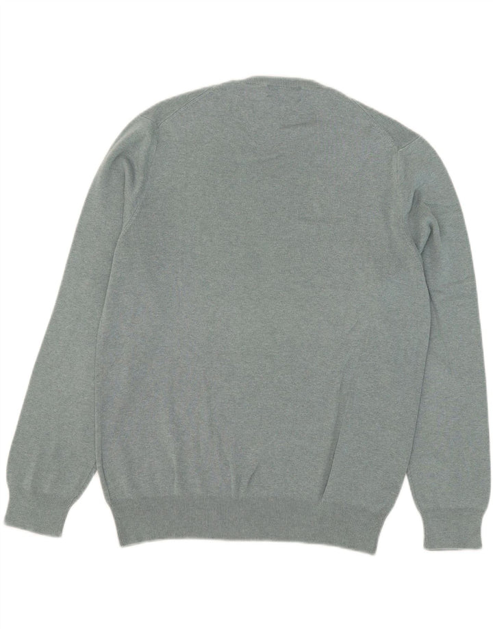 Polo Ralph Lauren Herre V-hals sweater mellemgrå bomuld