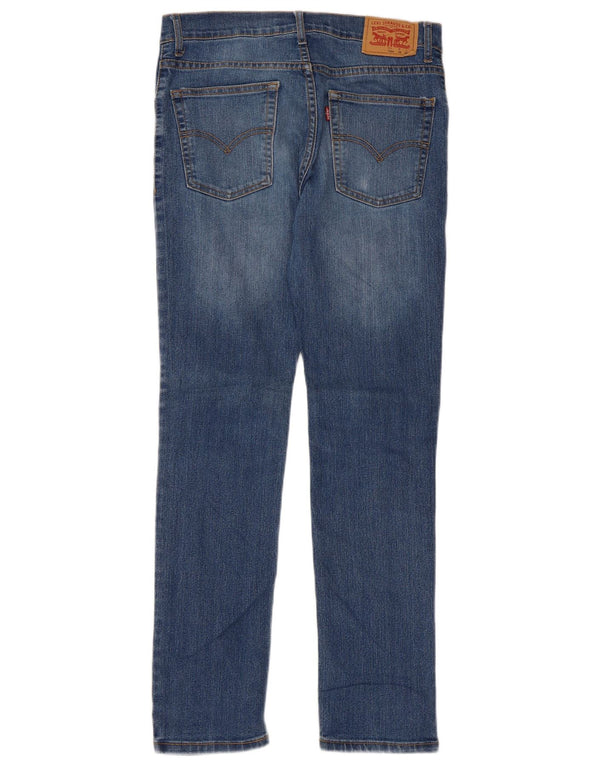 Levi's Boys 510 Distressed Skinny Jeans 15-16 år W28 L28 Blue Cotton