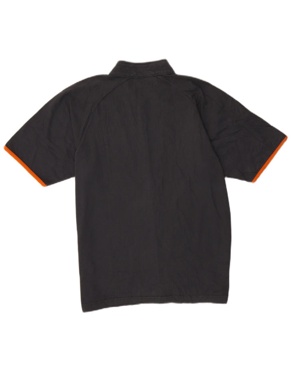 Champion T-shirt med lynlås til mænd, stor grå bomuld