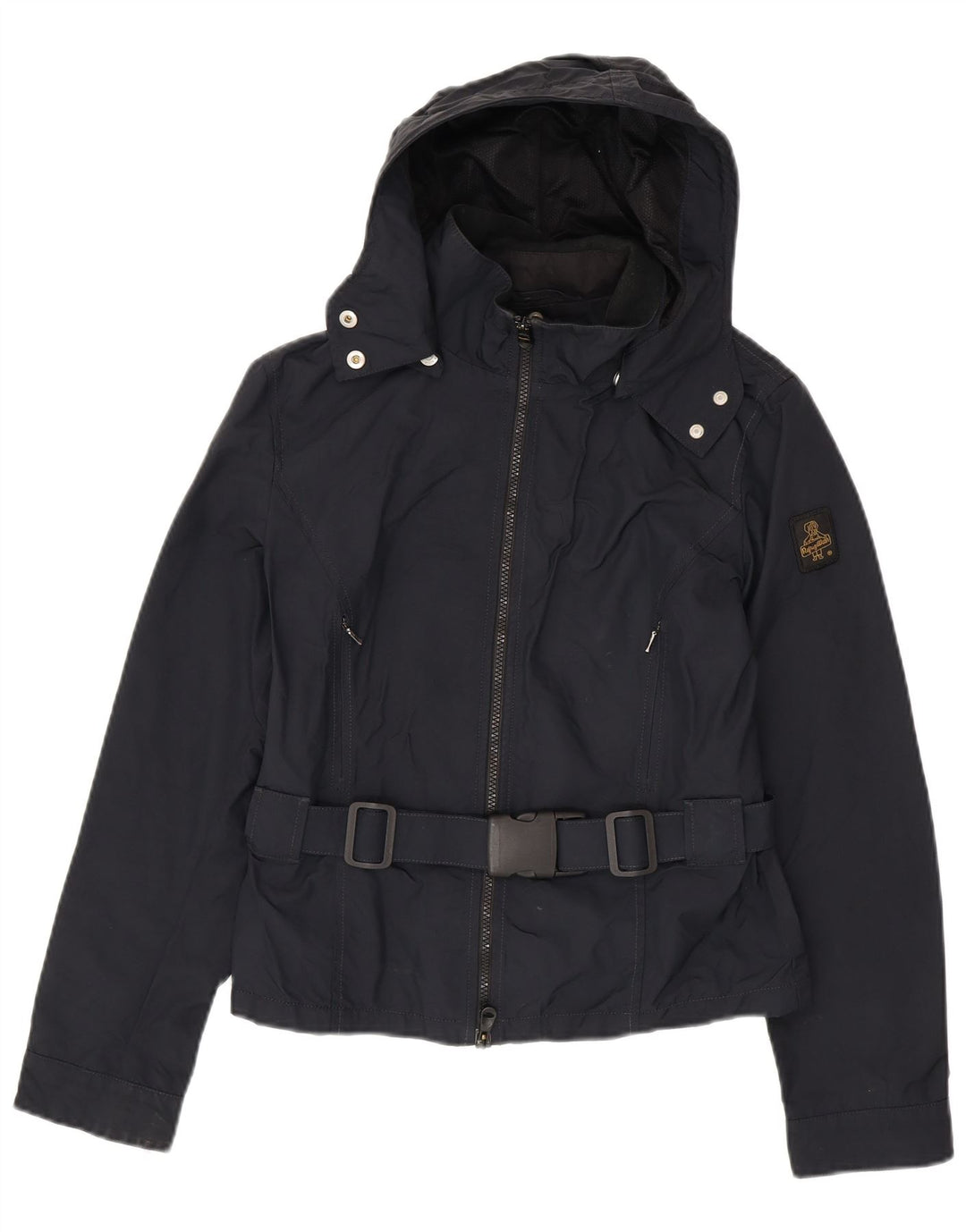 Refrigiwear Dame Cruz Regnjakke med hætte UK 12 Medium Navy Blue Polyamid