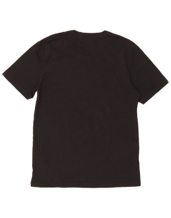 Hugo Boss Herre T-Shirt Top Medium Sort Bomuld